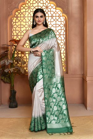 Zarivarnika Soft Silk Silk Saree For Semi Formal Wear