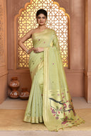 Jamdhani Muniya Cotton Saree For Semi Formal Wear