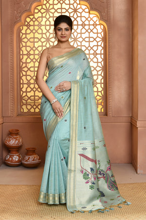 Jamdhani Muniya Cotton Saree For Semi Formal Wear