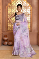 Tissue Glow Zari Tissue Saree For Semi Formal Wear