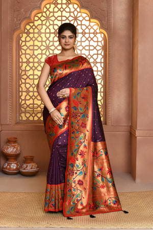 Lotusedge Tana Silk Saree For Wedding Wear