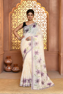 Minimalweave Supernet Cotton Saree For Semi Formal Wear