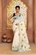 Minimalweave Supernet Cotton Saree For Semi Formal Wear