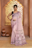 Linen Everyday Print Saree For Daily Wear
