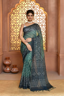 Linen Bandhani Badlagrace Saree For Semi Formal