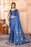 Reshambloom Cotton Saree For Semi Formal