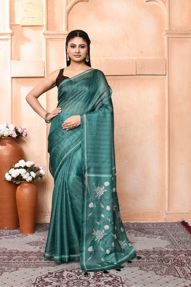 Reshambloom Cotton Saree For Semi Formal