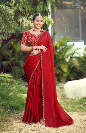 Riva Silk Saree For Semi Formal Wear