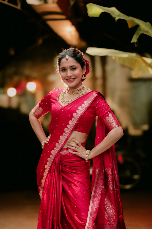 Charita Soft Silk Saree For Wedding Wear