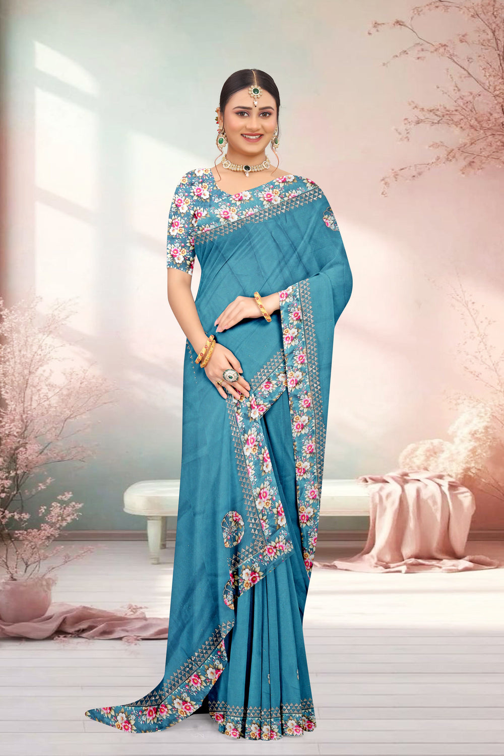 Radiant Queen Art Silk Saree For Daily Wear